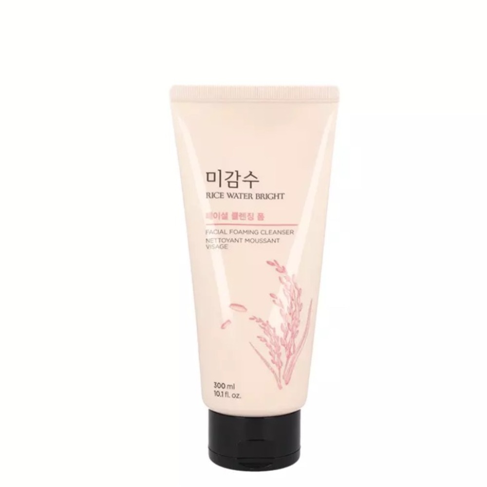 THE FACE SHOP Rice Water Bright Foaming Makeup Cleanser 150ml Korean Skincare
